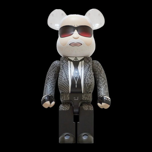 " KARL LAGARFELD "  BEARBRICK 1000%